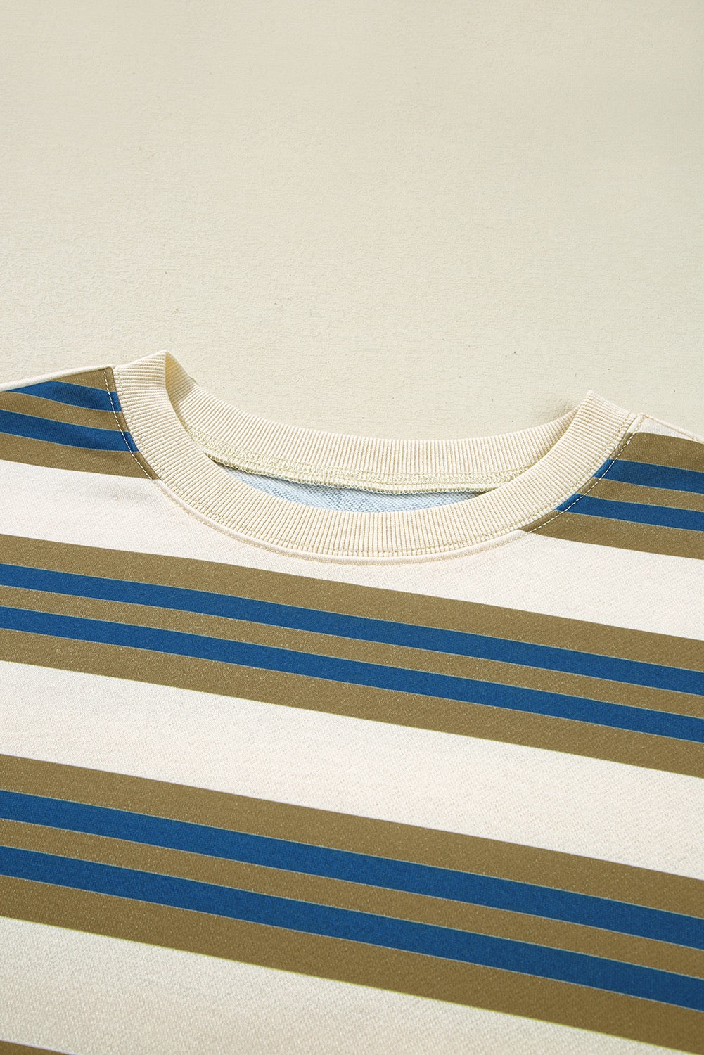 Khaki Stripe Pullover