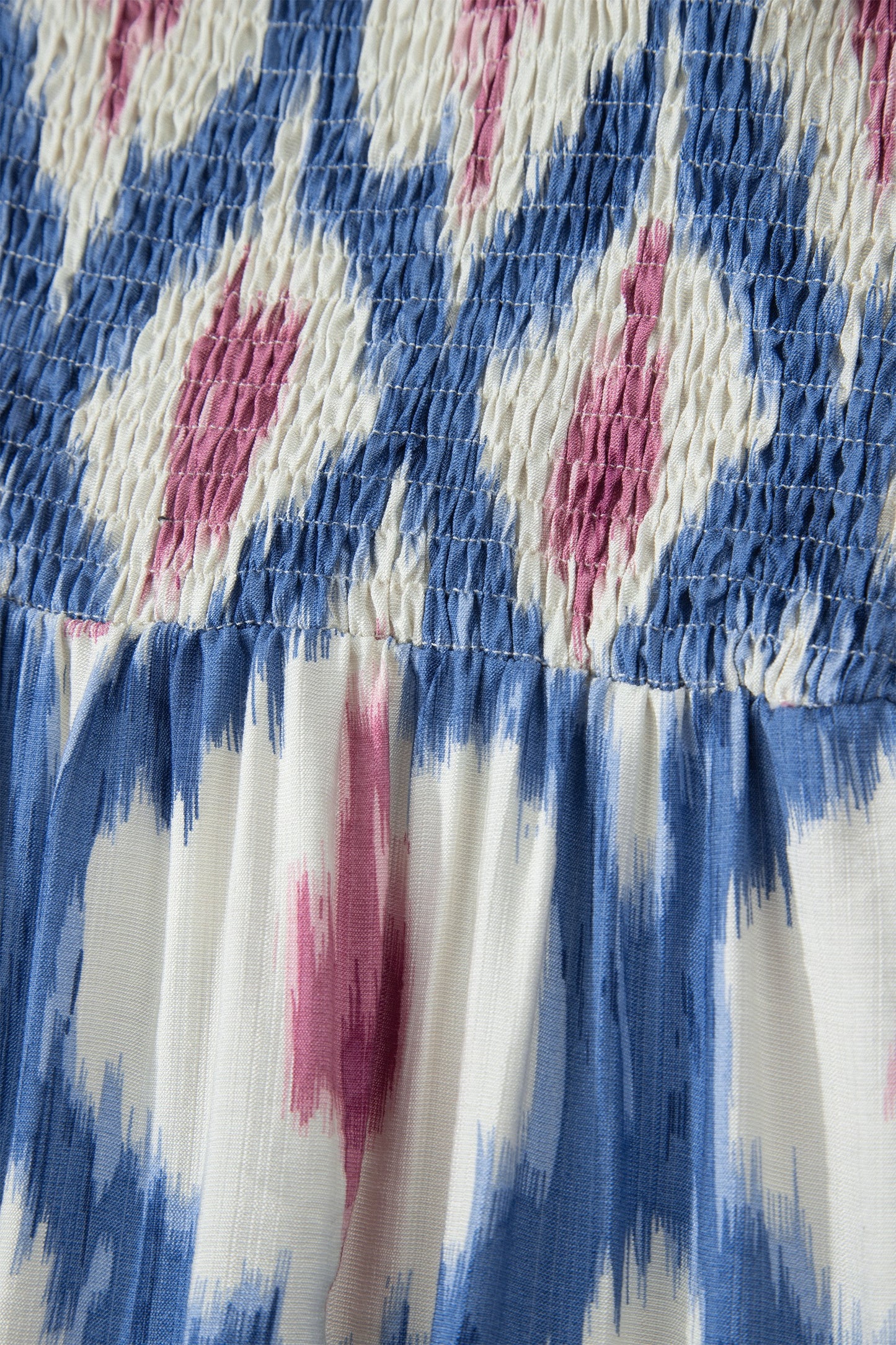 Maxi Blue Geometric Dress