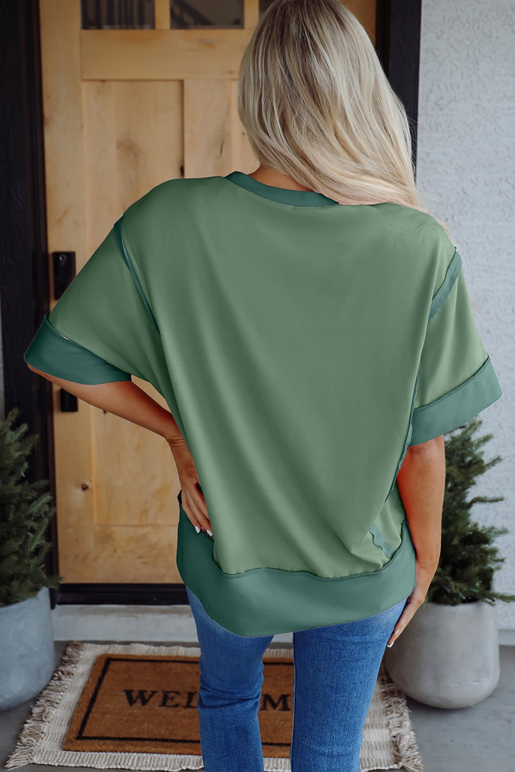 Smoke Green Top