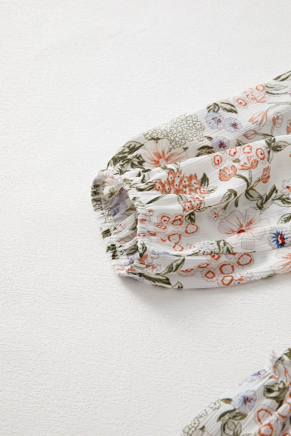 Floral Mock Neck Mini Dress