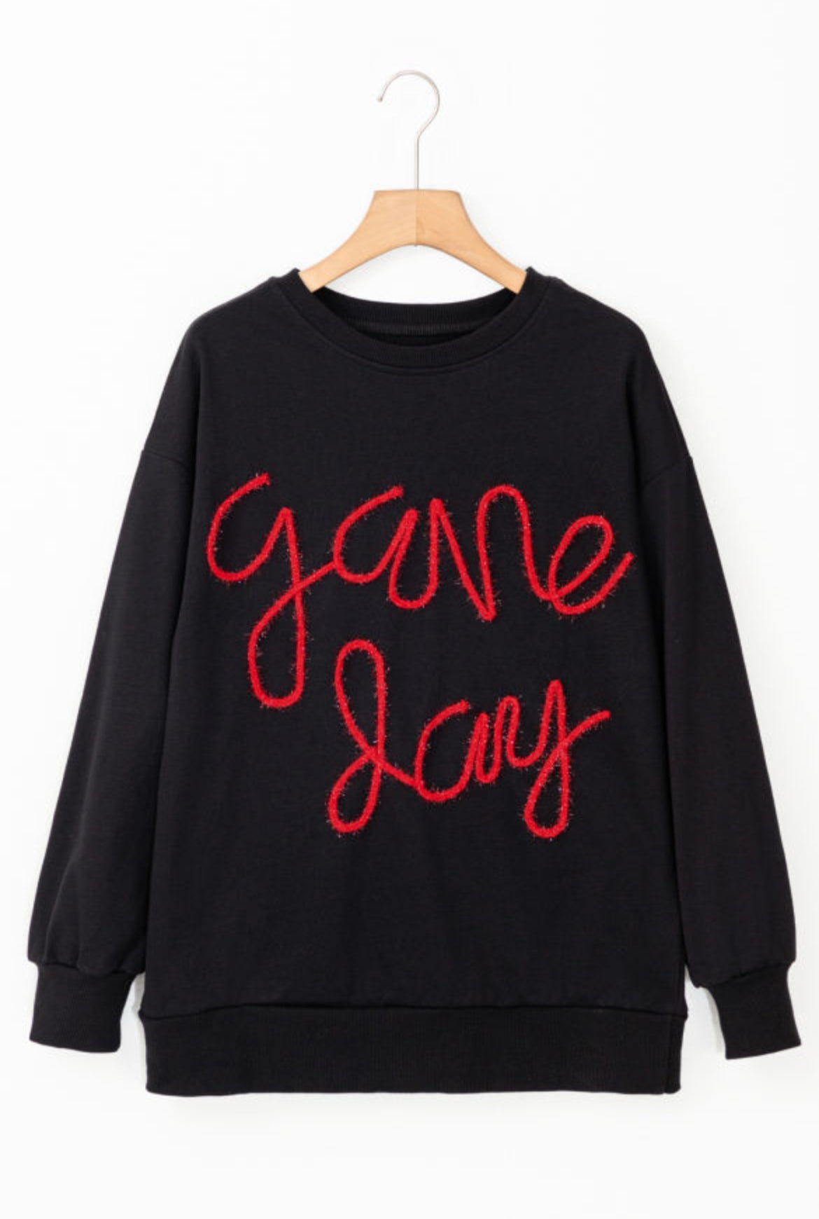 Black & Red Game Day Pullover