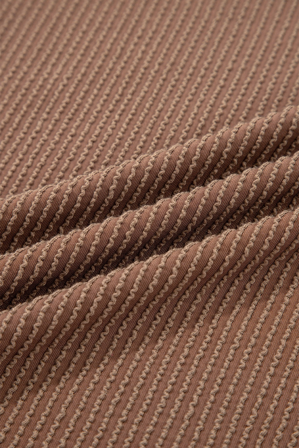 Dark Khaki Ribbed Top