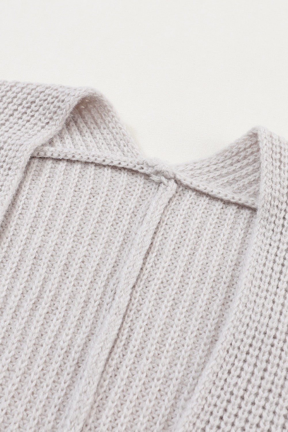 Gray Oversized Cardigan