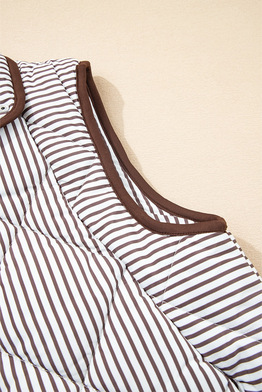 PLUS Brown Stripe Vest