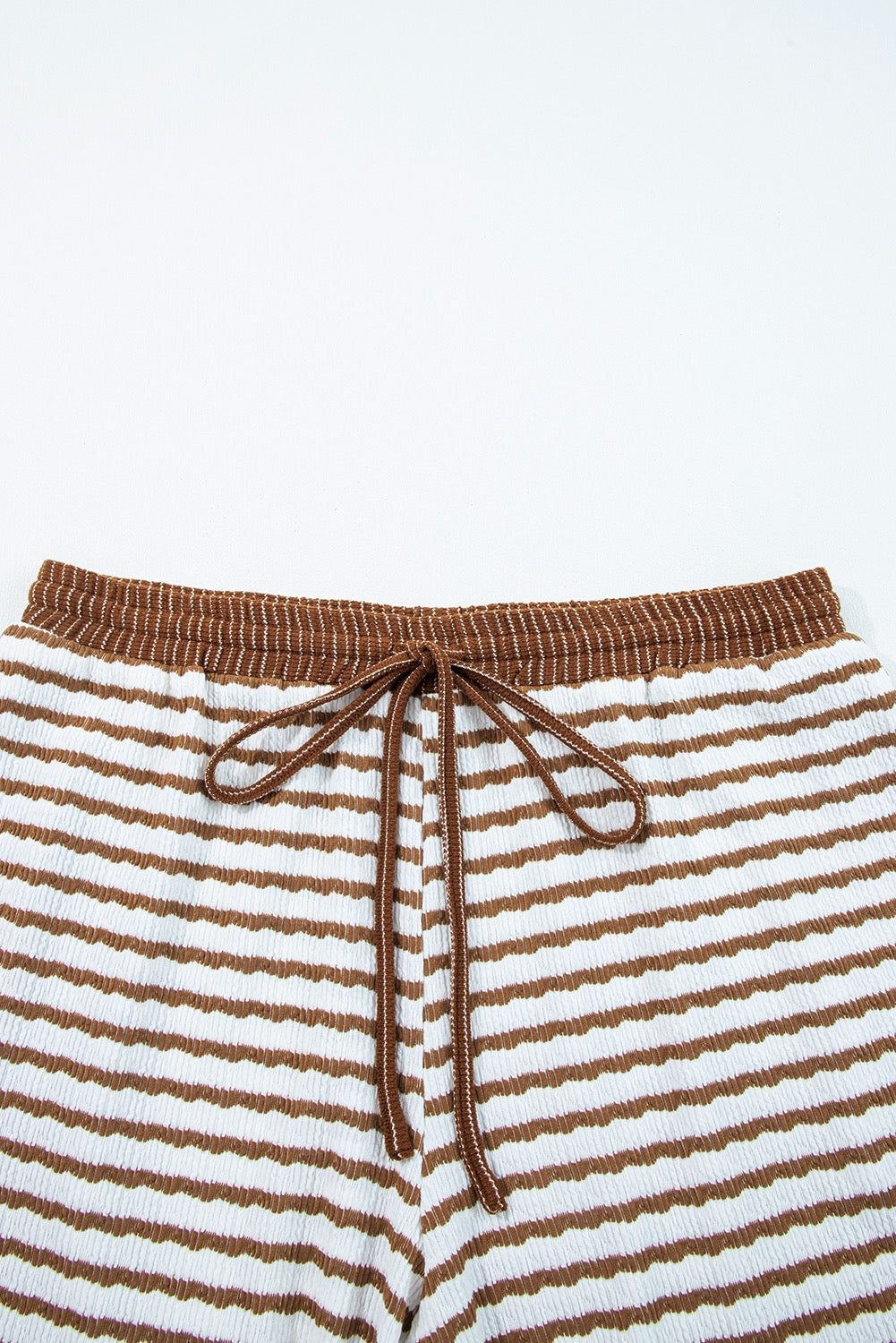 PLUS Khaki Striped Long Sleeve Set