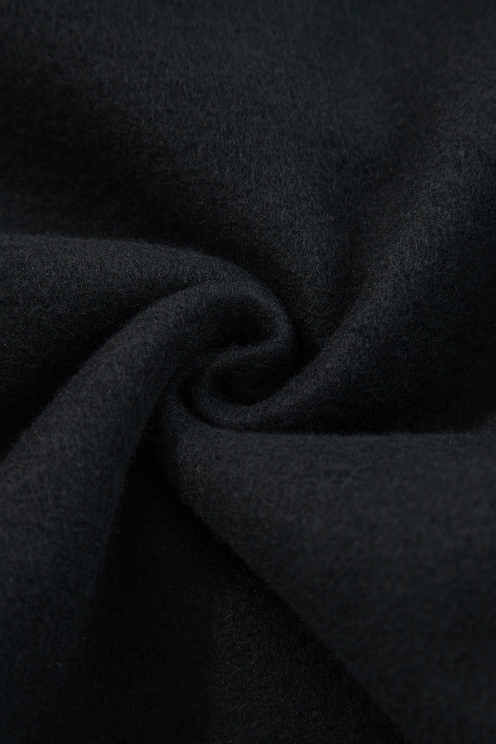 Black Fleece Lined Leopard Pants