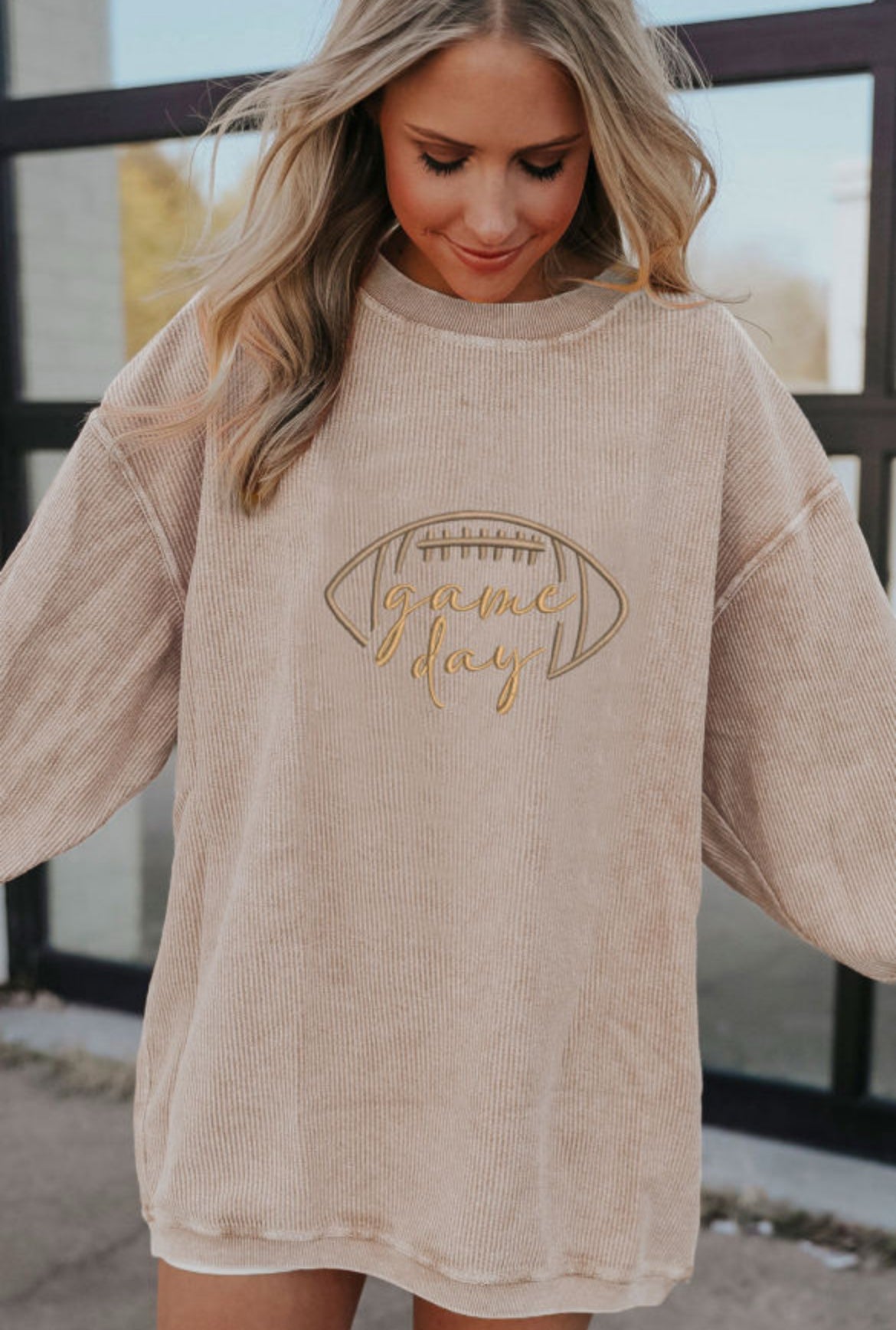 Apricot Game Day Pullover