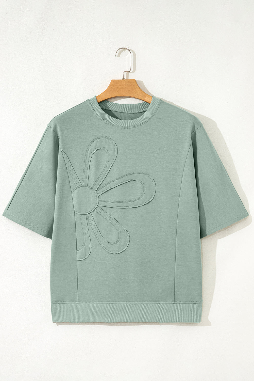 Floral Patched Tunic Top