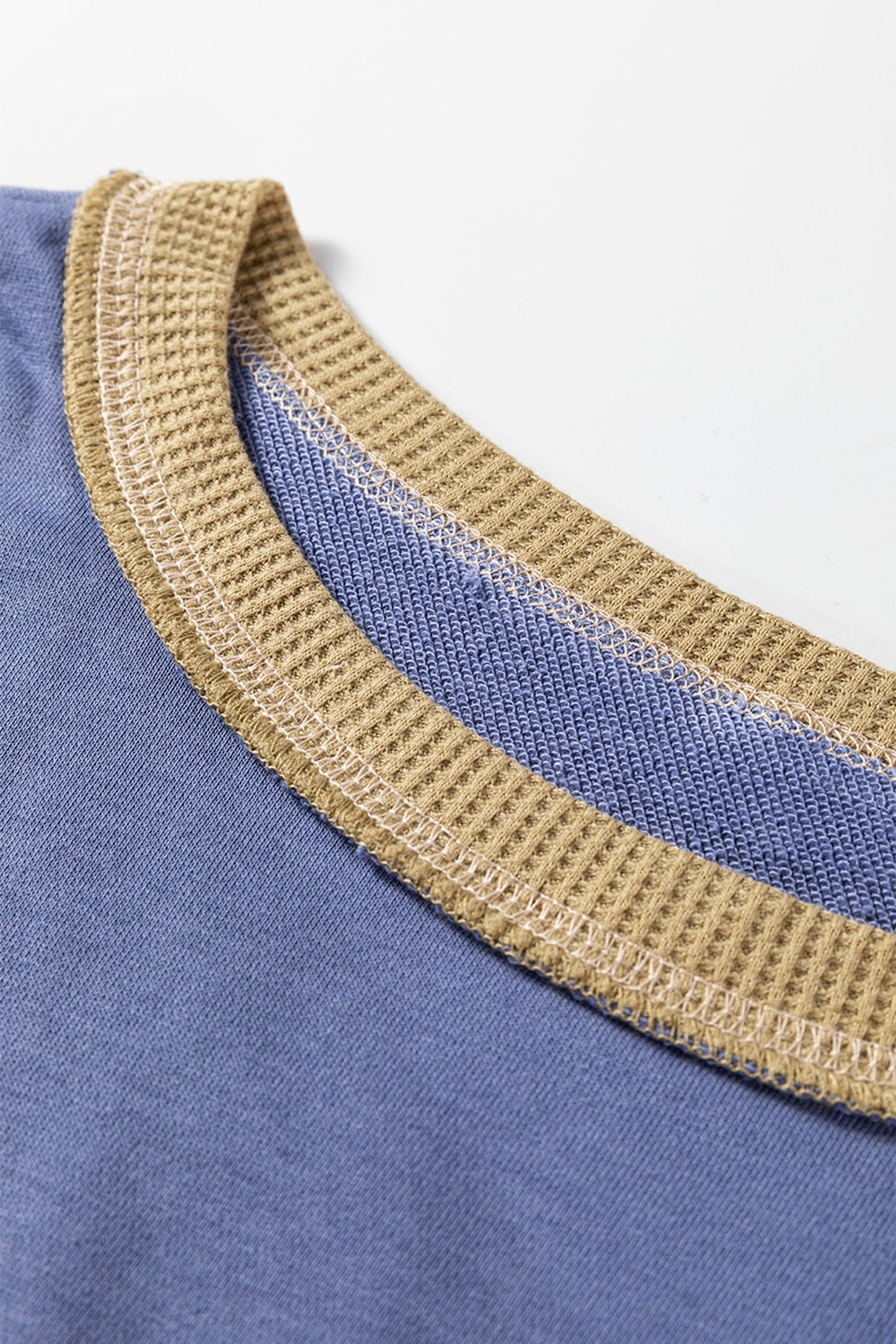 Blue Color Block Sweatshirt