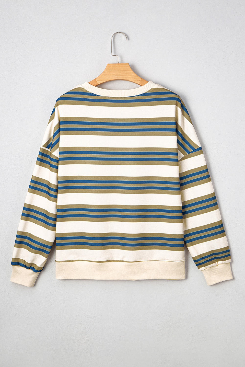 Khaki Stripe Pullover