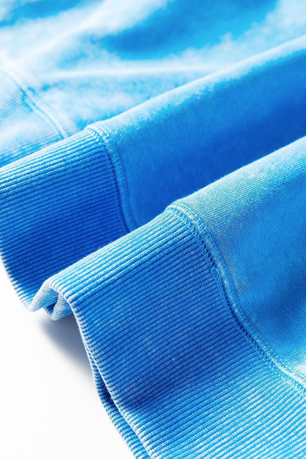 Blue Mineral Wash Pullover