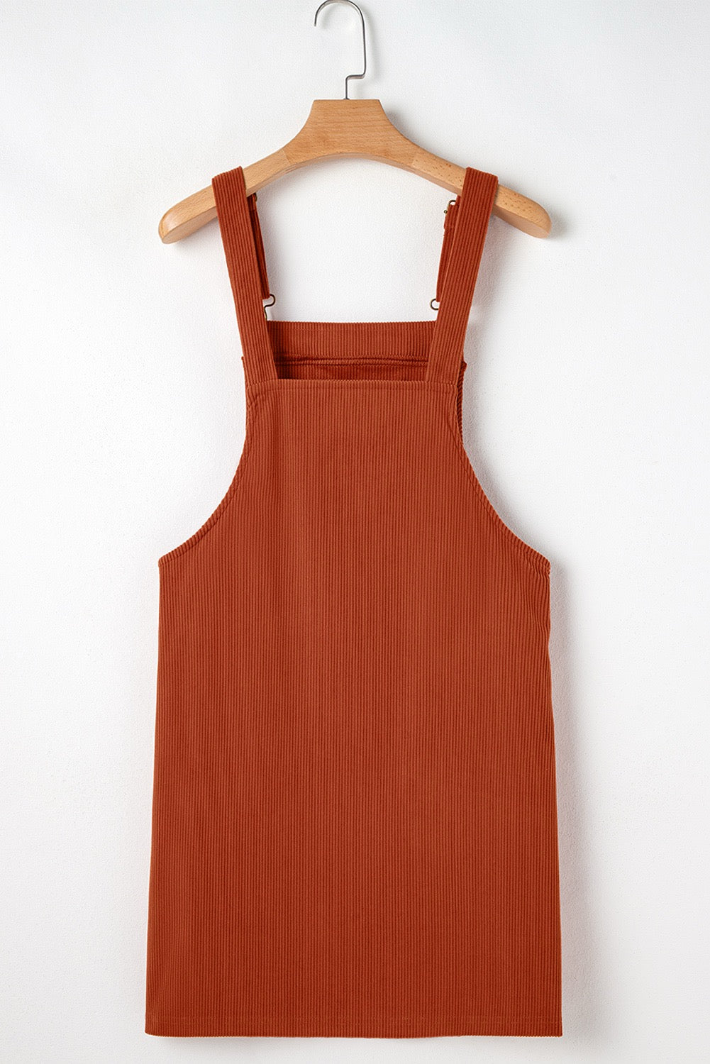 Cinnamon Corduroy Overall Dress￼