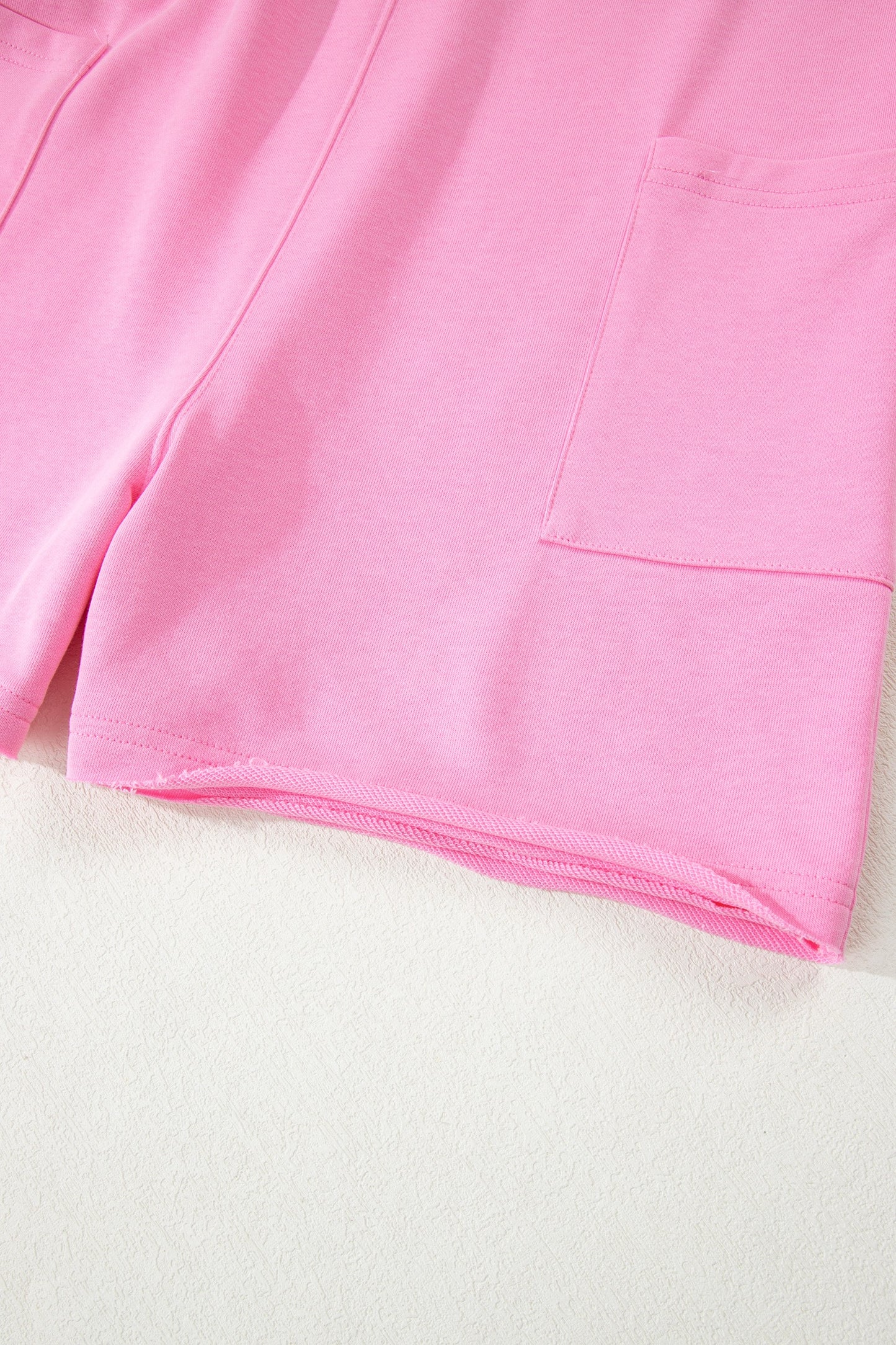 Solid Pink Oversized Romper