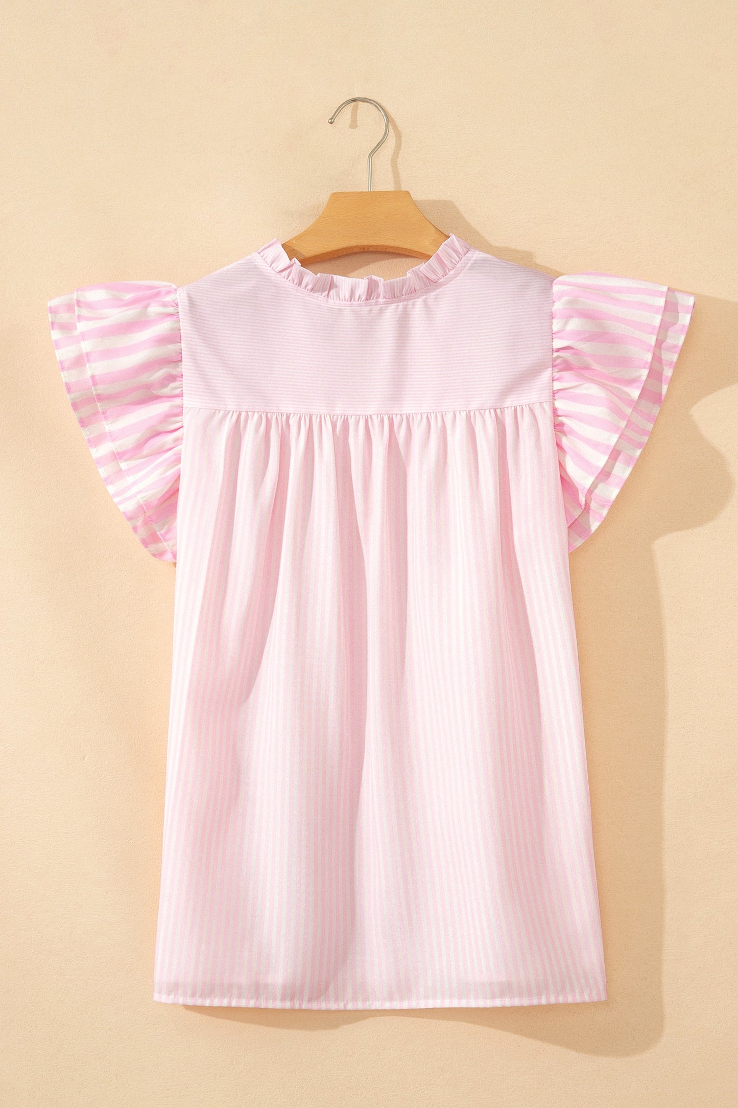 Pink Striped Blouse