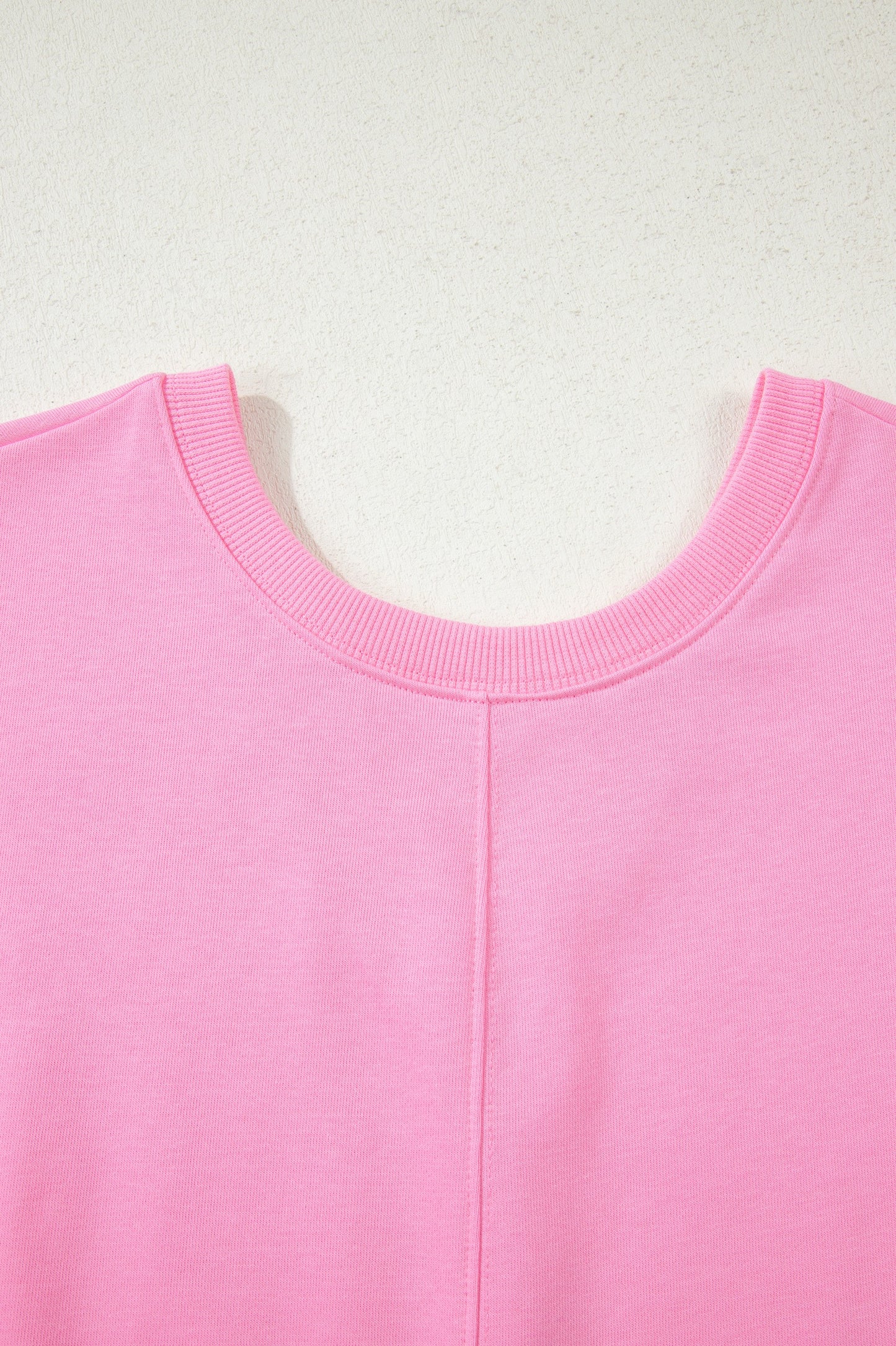 Solid Pink Oversized Romper