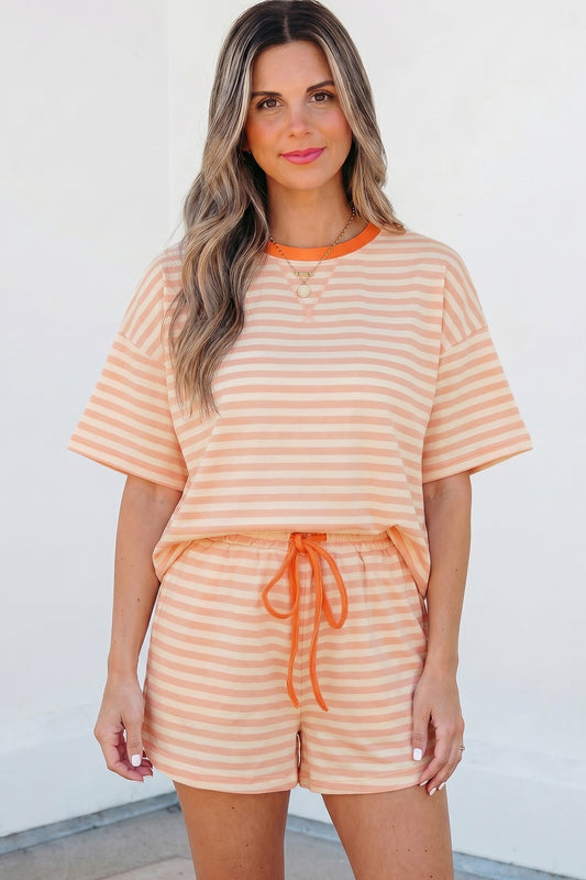 Pink Striped Set