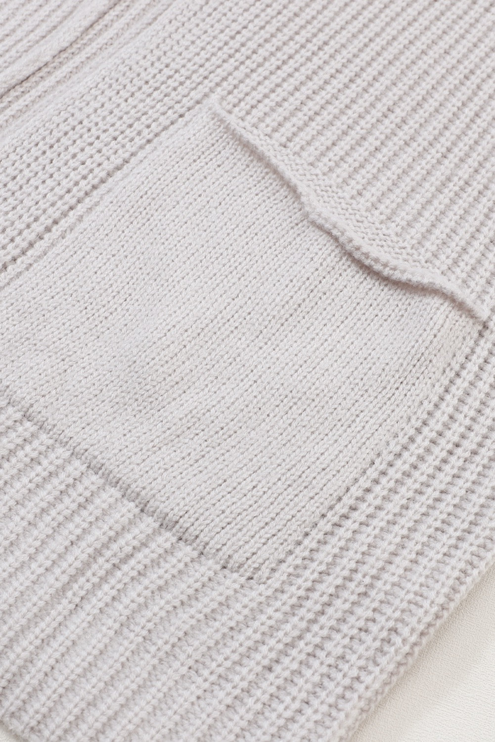 Gray Oversized Cardigan