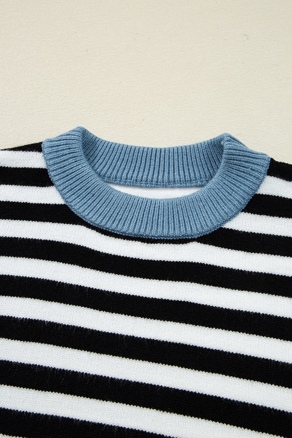 Color Block Striped Long Sleeve Top