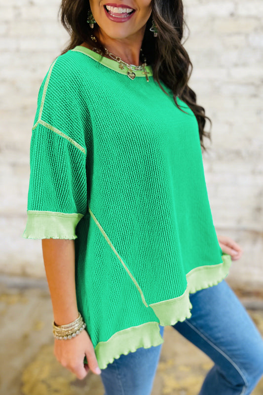 Mint Green Oversized Top