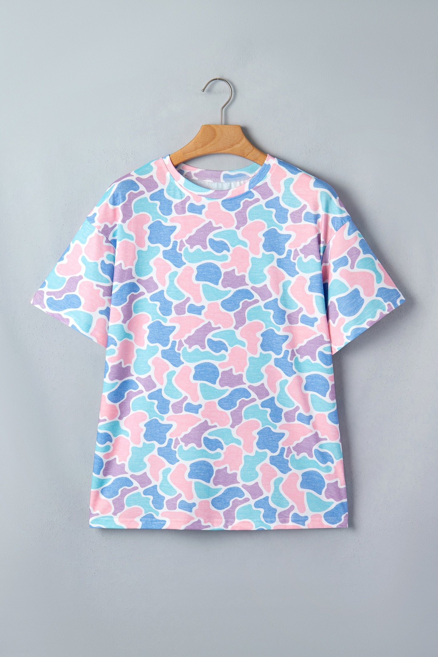 Multicolor Camo Top