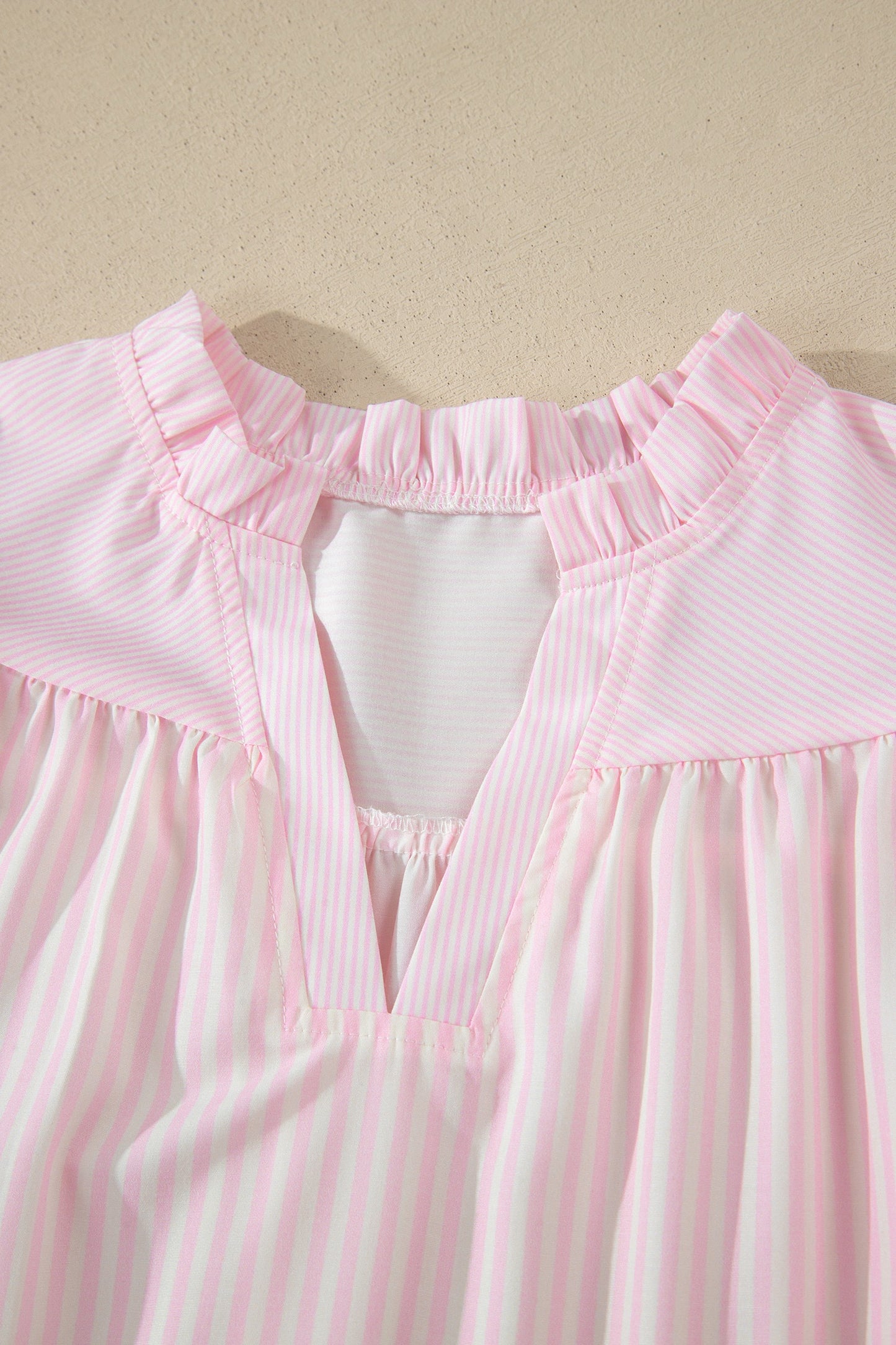 Pink Striped Blouse