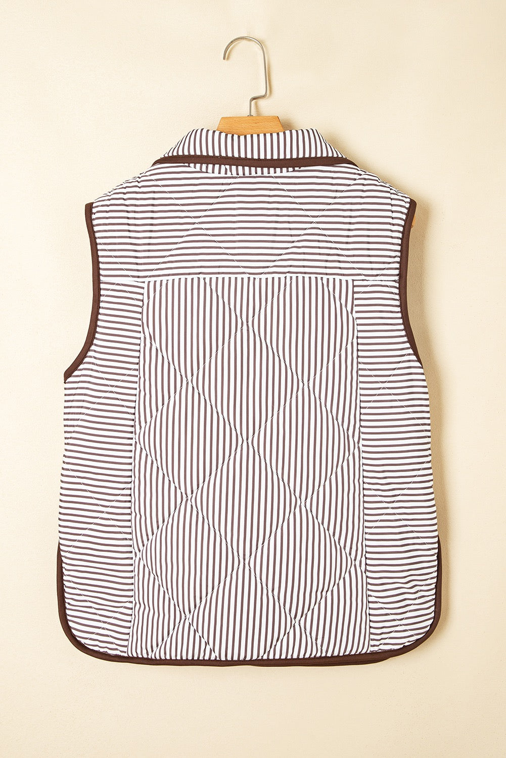 Brown Stripe Vest