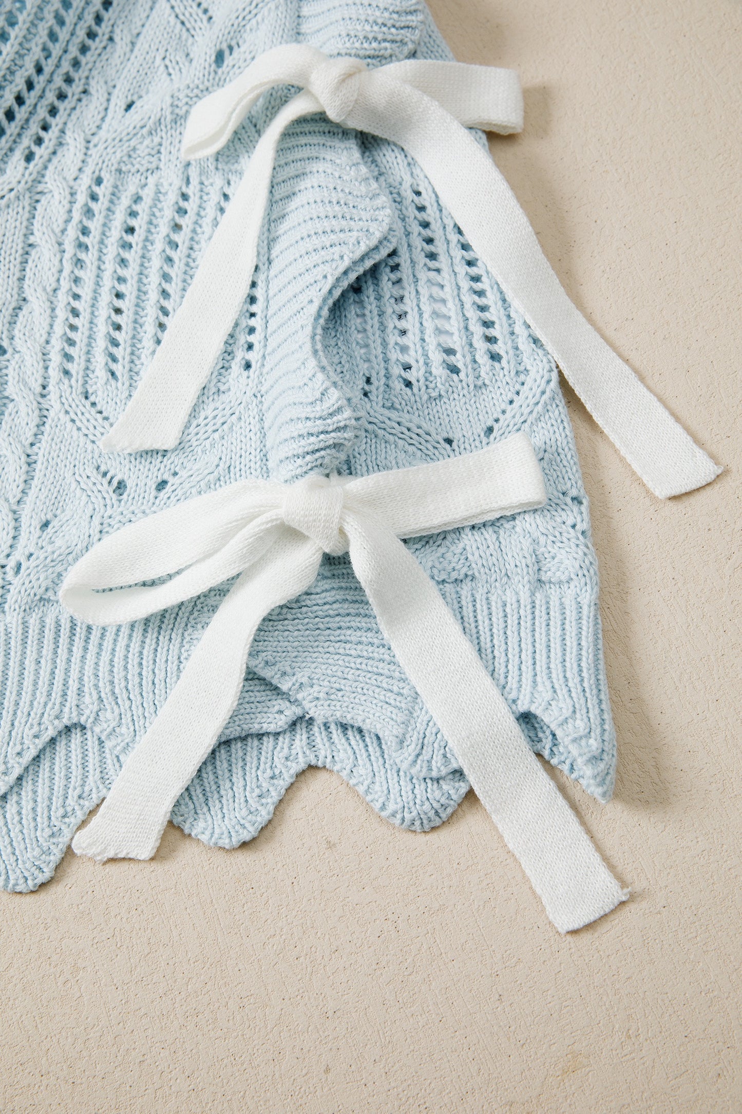 Beau Blue Knitted Top
