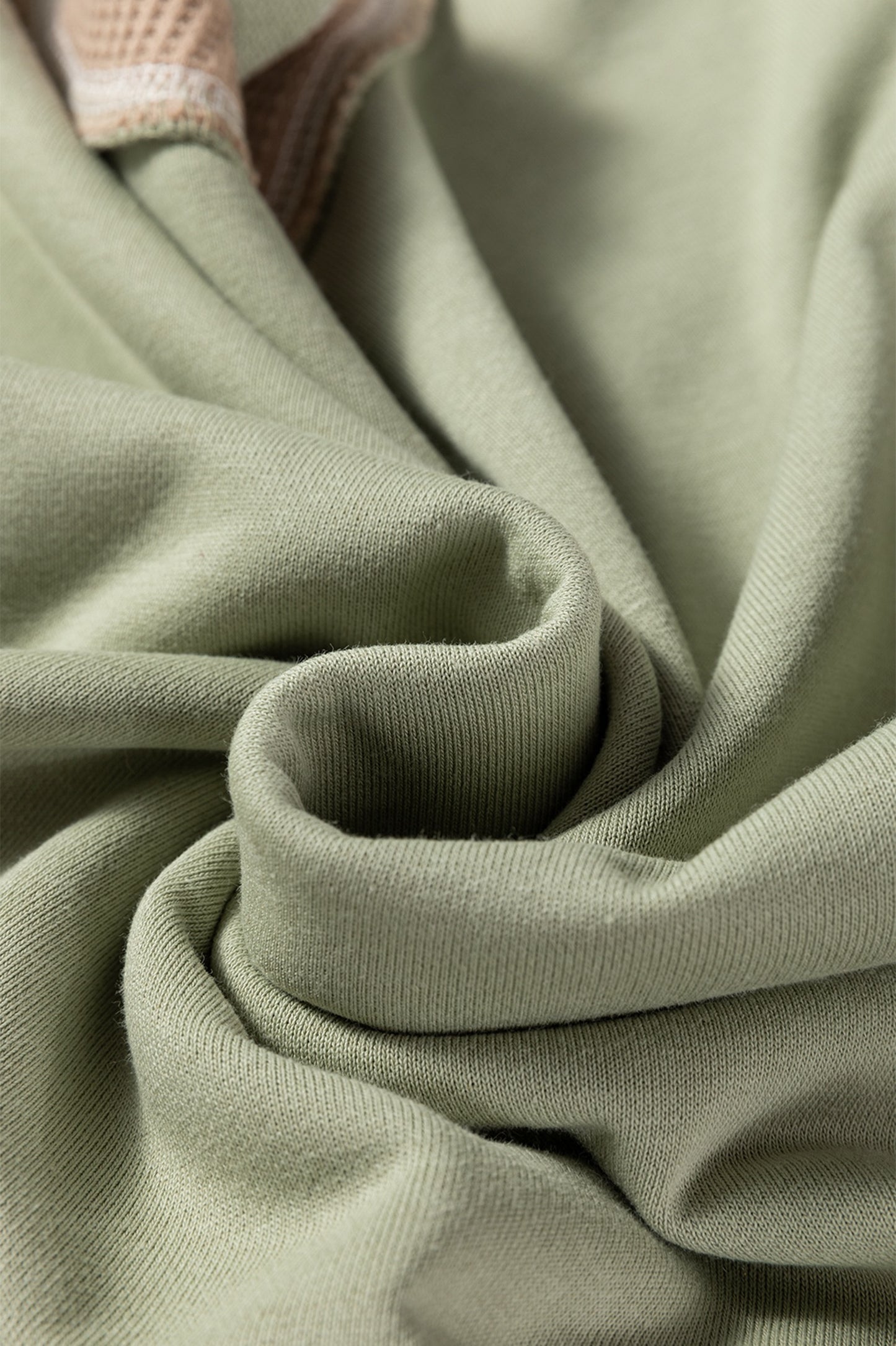 Green Color Block Sweatshirt