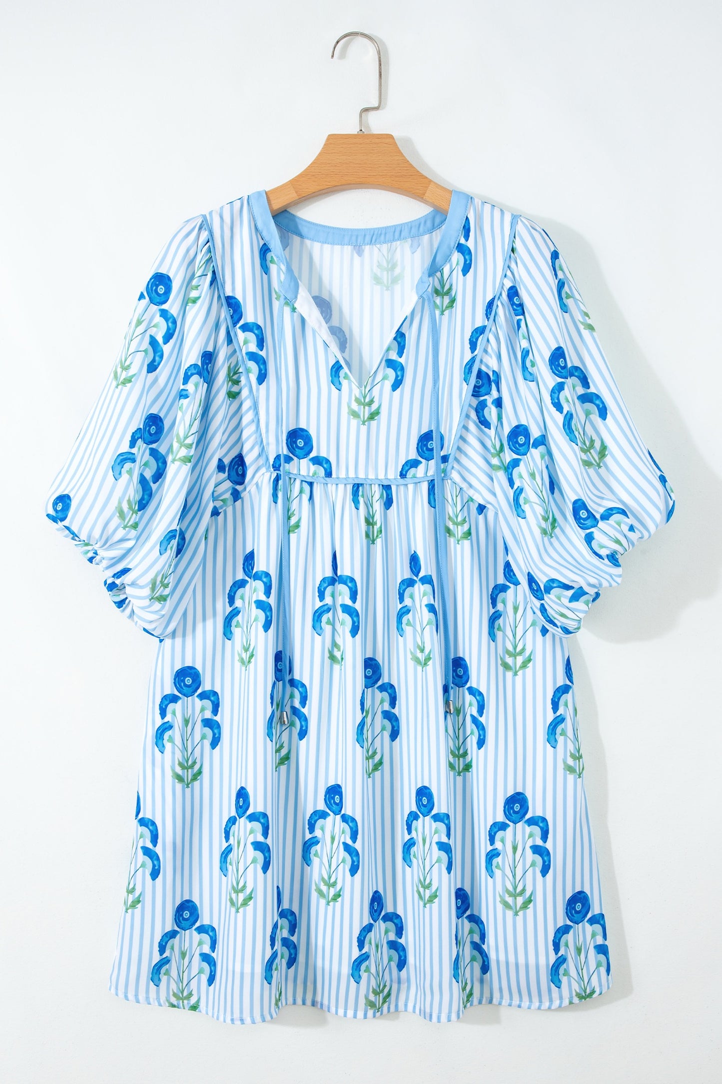 Blue Floral Dress