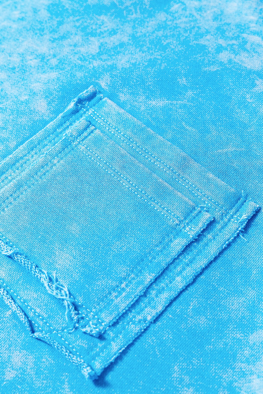 Blue Mineral Wash Pullover