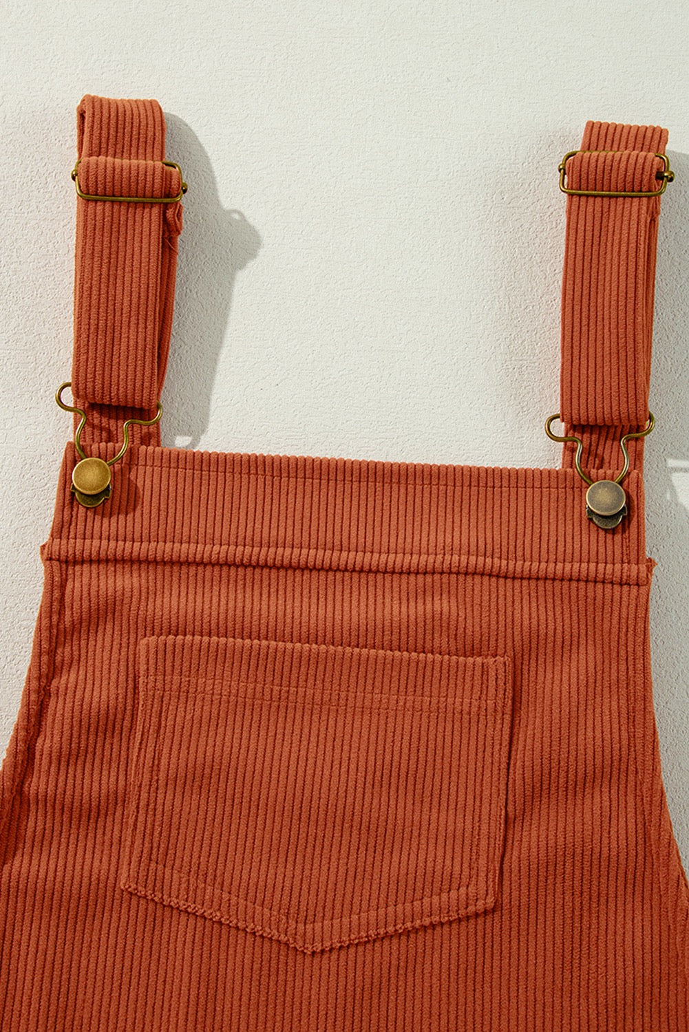 Cinnamon Corduroy Overall Dress￼