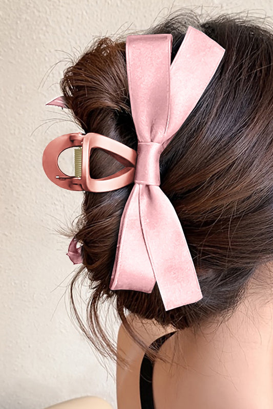 Pink Bow Clip