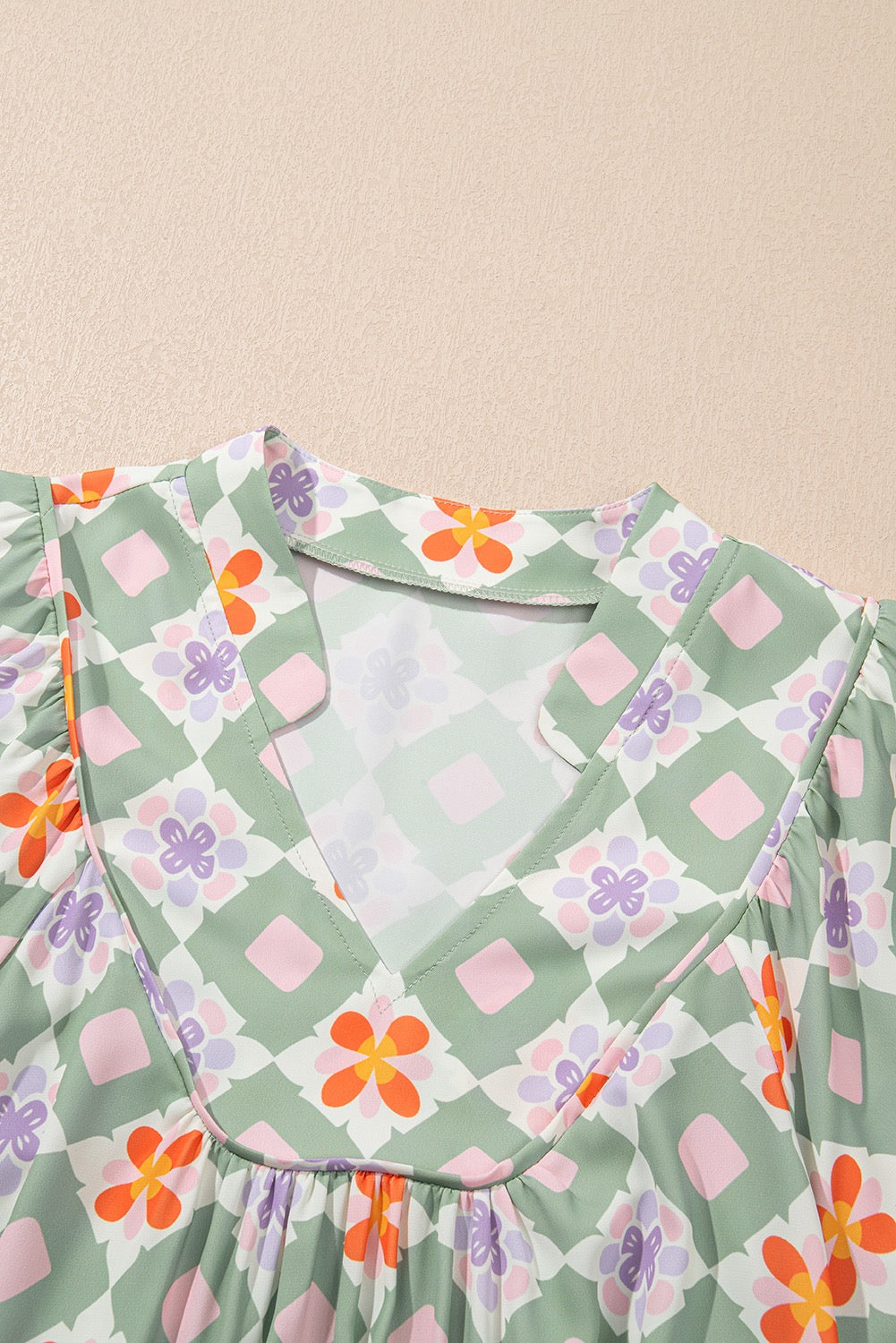 Floral Geometric Dress
