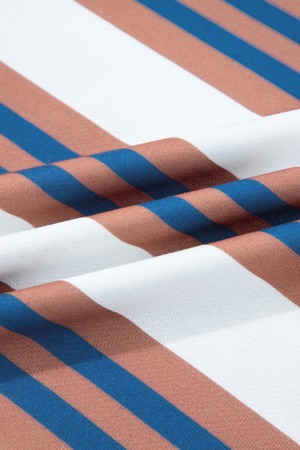 Brown Stripe Crewneck