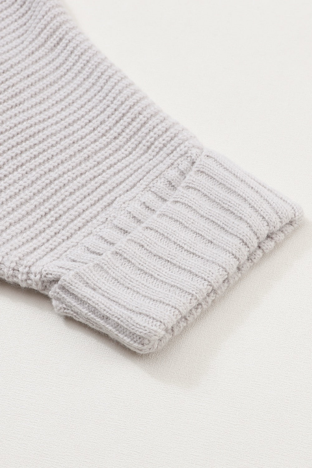 Gray Oversized Cardigan