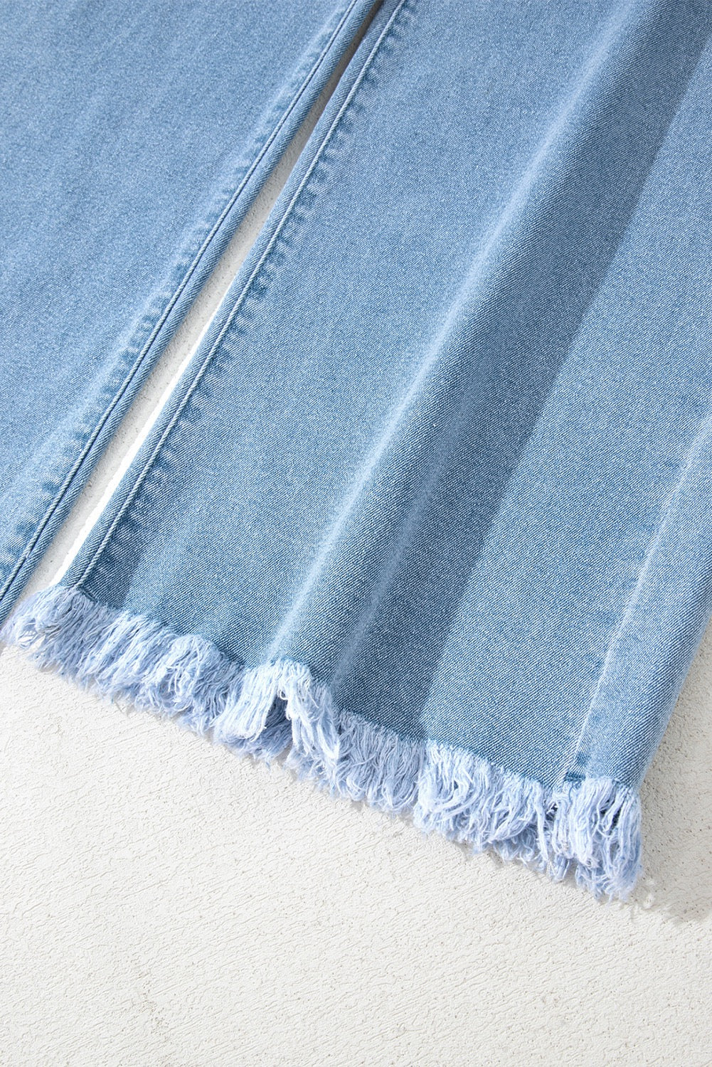 Acid Washed High Rise Cropped Wide Leg Jean