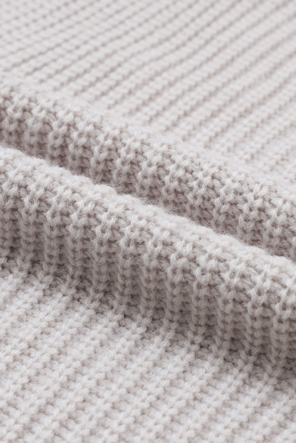 Gray Oversized Cardigan