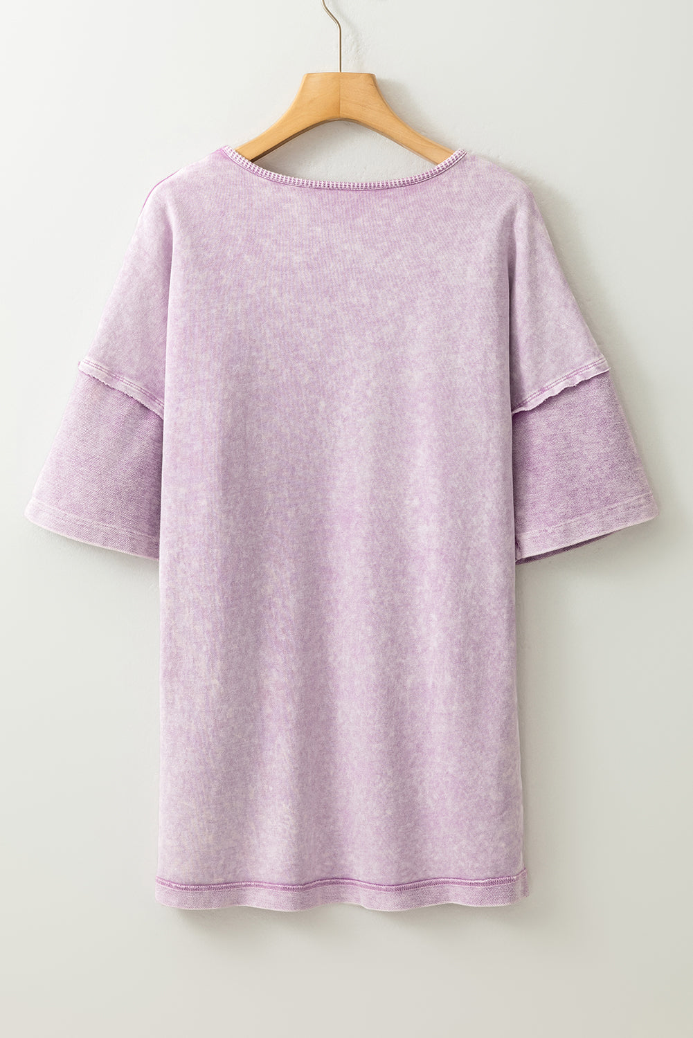 Orchid Mineral Wash Oversized Tee